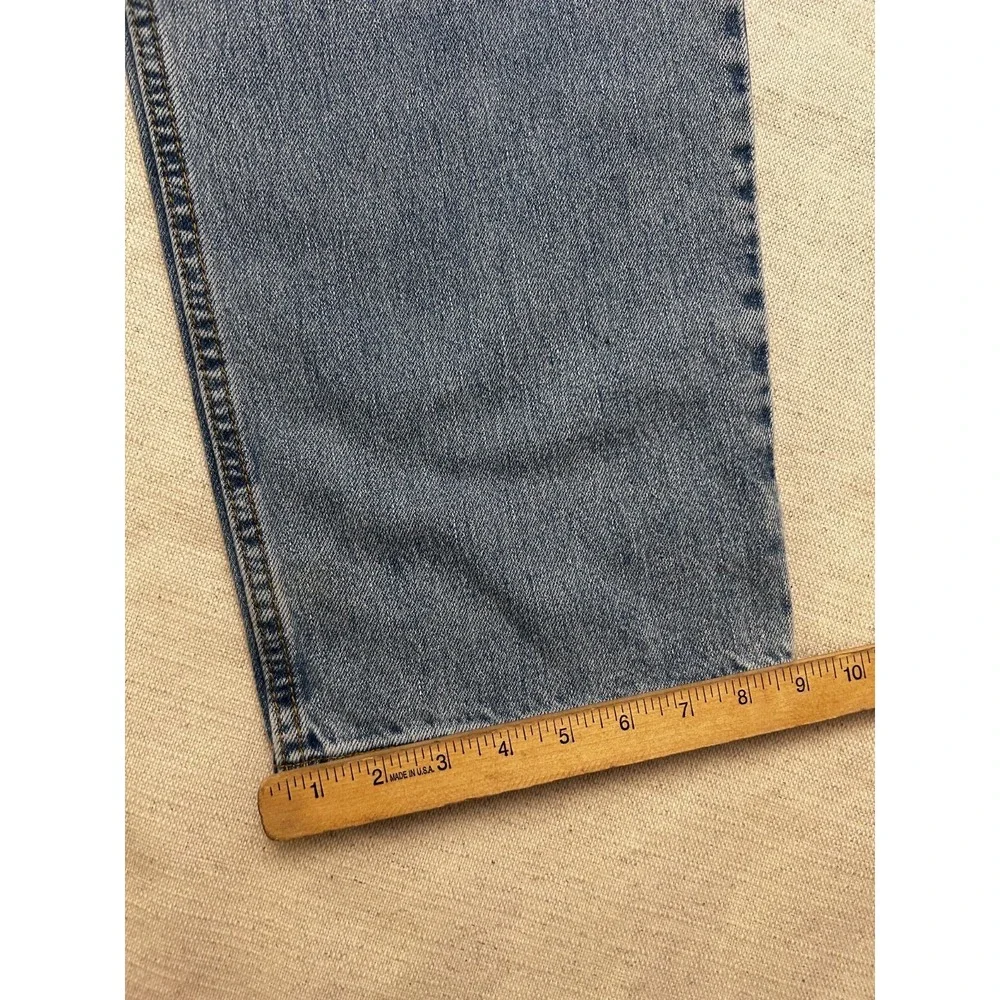 Levi's 550 Relaxed Fit Jeans Men's 38x30 Blue Straight Leg Denim Made in Mexico